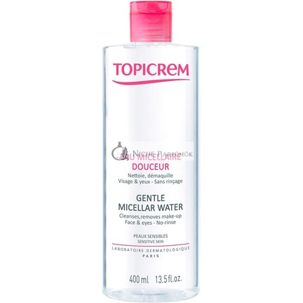 Topicrem Gentle Micellar Water Makeup Remover Micellar Water for Normal, Combination and Sensitive Skin 400 ml