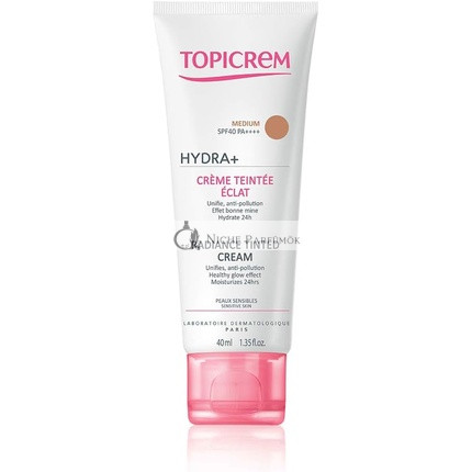 Topicrem Hydra+ Radiance Tinted Cream SPF 40 40ml Medium