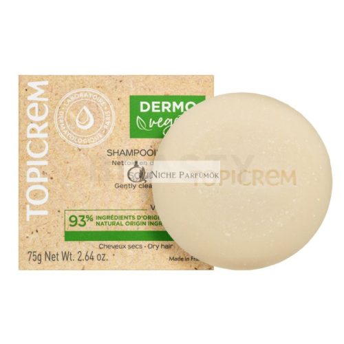 Topicrem Dermo Vegetal Solid Shampoo nourishing shampoo for dry hair 75 g