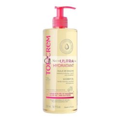   Topicrem Ultra Moisturizing Shower Oil Cleanses Nourishes Protects Face Body Gel Sensitive Dry Skin Babies Children Adults Made in