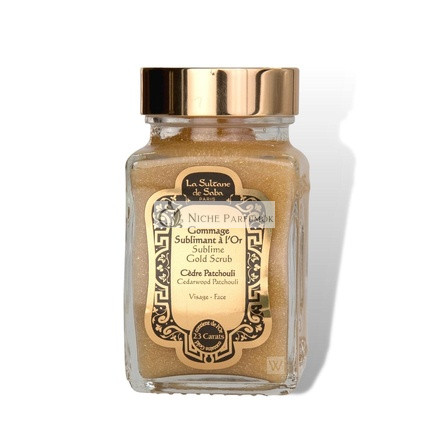 La Sultane de Saba Face Scrub Gold Cedar & Patchouli 100ml 3.4 Fl Oz