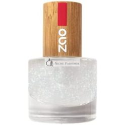Zao Bamboo Nail Polish No. 665 Top Coat Glitter 8ml