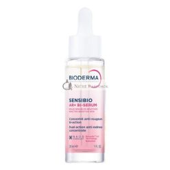   Bioderma Sensibio Ar Dual-Action Serum - Reduces Redness, Smooths Wrinkles, 30ml