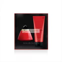  Mauboussin Jumbo Készlet Piros Eau de Parfum 100ml Tusfürdő 200ml