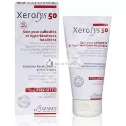   XEROLYS 50 Healing Urea Cream 50% for Dry Skin of Knees, Elbows, Feet, Psoriasis