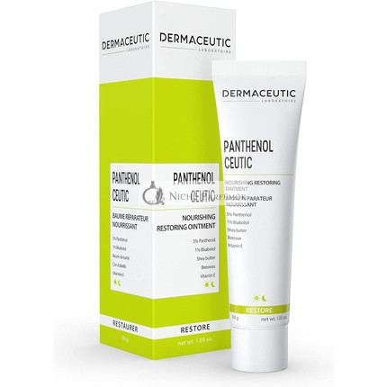 Dermaceutic Panthenol Ceutic Nourishing Restoring Ointment with Panthenol Shea Butter Beeswax and Vitamin E 30g