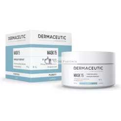   Dermaceutic Mask 15 Oil and Sebum Control Face Mask with Glycolic Acid, Salicylic Acid, and Bentonite Clay 50ml