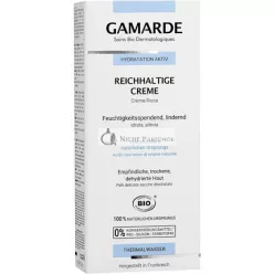   GAMARDE Bio-Cosmetics Ultra Rich Cream with Hyaluronic Acid, Shea Butter & Argan Oil 40ml