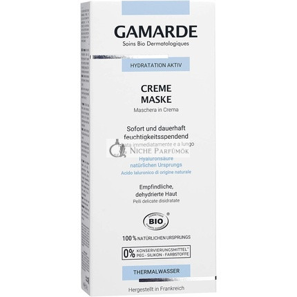 GAMARDE Bio-Kosmetik Hyaluronic Acid Moisturizing Cream Mask for Dry Skin 40ml