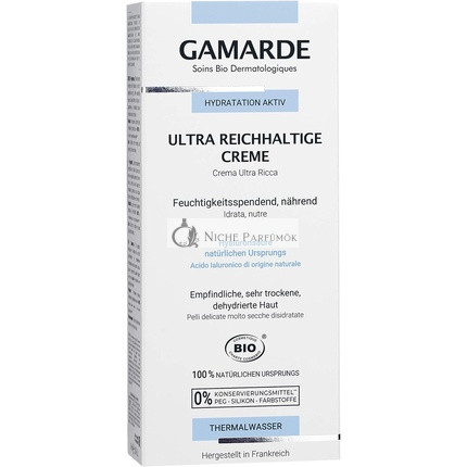 GAMARDE Bio-Kosmetik Ultra Rich Cream Hydration Activating Moisturizer 40g