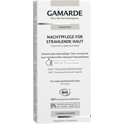 GAMARDE Bio-Kosmetik White Effect Night Care for Radiant Skin 40ml