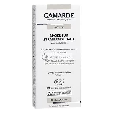 GAMARDE Bio-Cosmetics White Effect Mask for Radiant Skin 40ml