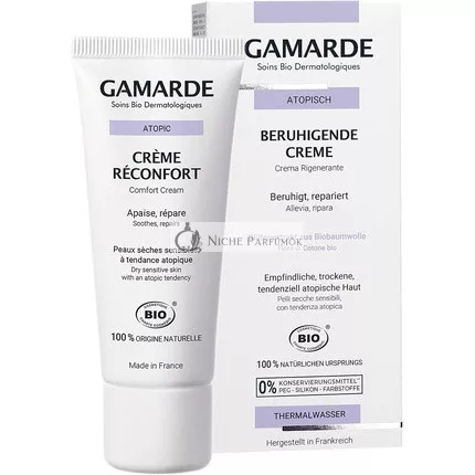 GAMARDE Bio-Cosmetics Soothing Cream 100% Natural Moisturizer 40ml