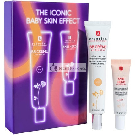 Erborian BB Cream With Ginseng Complexion Cream Baby Skin Effect Korean Cosmetic Treatment Nude 15ml + 40ml