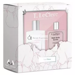   T Leclerc Coffret Parfum Et Huile Iris Blanc - A Luxurious Fragrance And Oil Gift Set