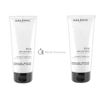 Galenic Pur 2-in-1 Makeup Remover 200ml - Pack of 2