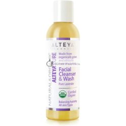   Alteya Organic Facial Cleanser & Wash 150ml USDA Certified 100% Biodegradable Soap Lavender Oil All Skin Types