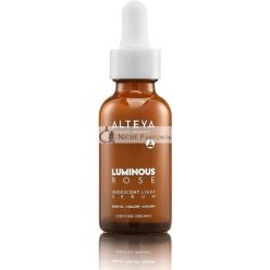   Alteya Organic Luminous Rose Face Serum 30ml - NaTrue Certified Organic Pure Natural Lightweight Moisturizer for All Skin Types