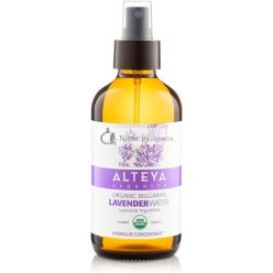   Alteya Organic Lavender Water Spray 240ml - 100% Pure Lavender Hydrolat - USDA Certified Organic - Face Toner, Revitalizing Body, Condition Hair & Scalp - Cleanse, Soothe, Balance, Hydrate