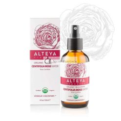   Alteya Bio Rose Water Spray 120ml Glass Bottle - 100% USDA Certified Organic Authentic Pure Natural Rose Flower Water