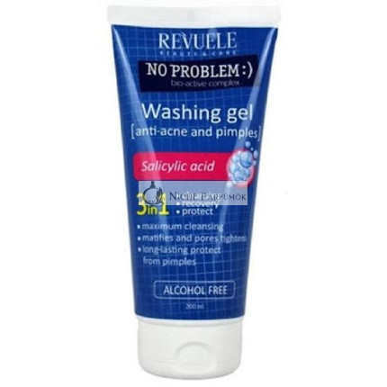Revuele 3 in 1 Anti Acne Cleansing Wash Gel with Salicylic Acid 200ml