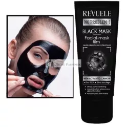   Revele Black Face Mask Zinc Peel Off Blackhead Remover Acne Cleansing 80ml