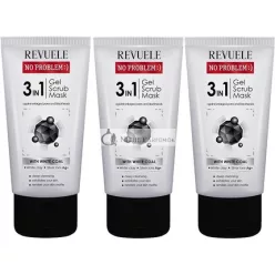   Revuele No Problem 3in1 Gel Scrub Mask Exfoliating Deep Cleansing 150ml