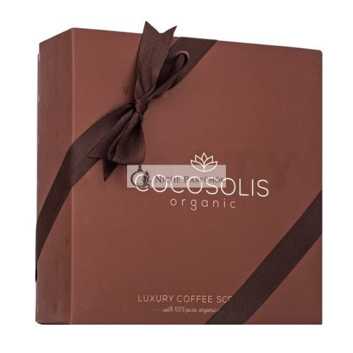 COCOSOLIS Luxury Coffee Scrub Box Gift Set with Peeling Effect
