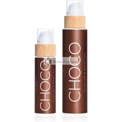 COCOSOLIS CHOCO Tanning Accelerator Organic Oil with Vitamin E and Chocolate Scent 200