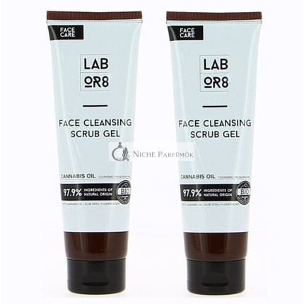Labor8 Hemp Facial Cleansing Exfoliating Gel with Hemp Oil 250ml