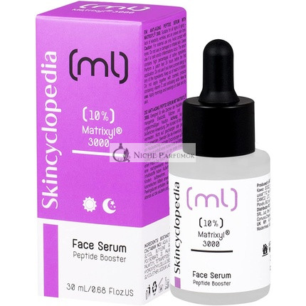 Skincyclopedia 10% Matrixyl 3000 Serum with Vitamin C, Hyaluronic Acid and Retinol - Peptide Booster for Wrinkles, Hyperpigmentation and Pores - All Skin Types - 30ml