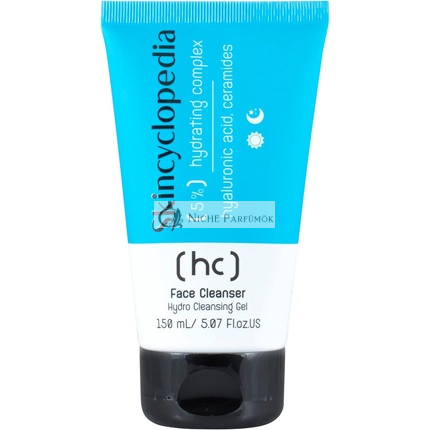 Skincyclopedia Hydrating Face Wash for Dry Skin with 5% Hyaluronic Acid, Ceramides and Niacinamide 150ml