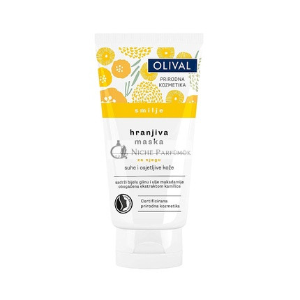 Olival Nourishing Face Mask with Immortelle Oil Deep Cleansing 75ml