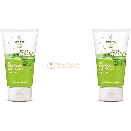 Kids 2-in-1 Shower & Shampoo Sparkling Lime 150ml