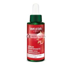   Weleda Pomegranate Face Serum Tightening, Reduces Lines and Wrinkles, Strengthens Cell Energy, Smooths with Pomegranate Oil and Maca Peptides - 30ml