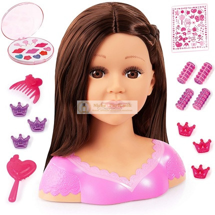 Bayer Design Charlene Super Model Styling Head with Makeup and Accessories