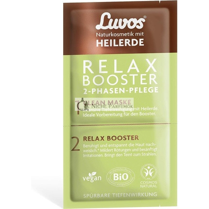 Luvos Wellness and Beauty Relax-Booster Cleansing Mask Face with Instant Effect 1 Sachet of 2 + 7.5ml
