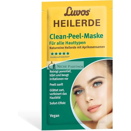 Luvos Healing Clay Clean-Peel Mask with Apricot Seeds 7.5ml - Pack of 2