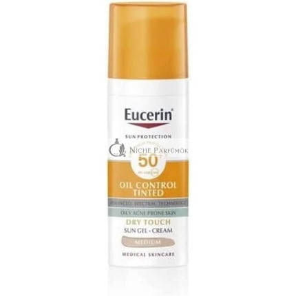 Eucerin Oil Control Tinted Gel Cream SPF50+ 50ml Beige