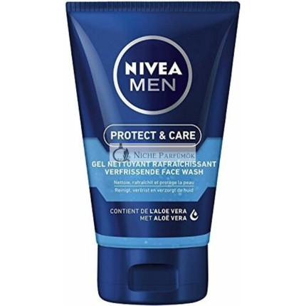 NIVEA MEN Protect & Care Cleansing Gel Facial Water 100ml