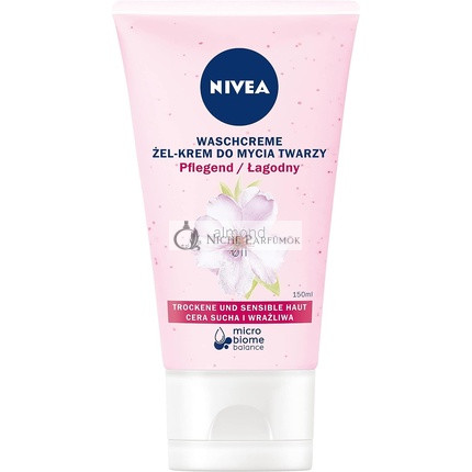 NIVEA Gel Facial Cleansing Cream for Dry and Sensitive Skin 150ml