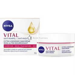Nivea Vital Anti-wrinkle Extra Rich Day Cream Spf 30 - 50 Ml