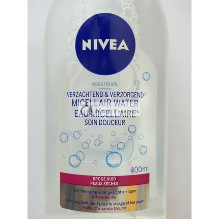 NIVEA Micellar Water 3-in-1 Makeup Remover with Sweet Almond Oil 400ml