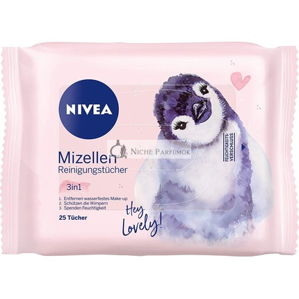 Nivea 3 in 1 Micellar Cleansing Wipes Gentle and Make-Up Wipes Moisturize and Protection