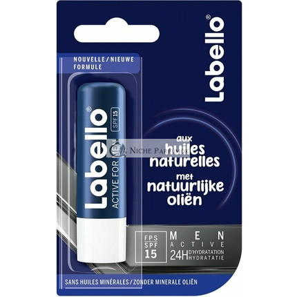 Labello Active For Men Lip Balm Spf15 4.8g