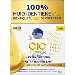   Nivea Q10 Power Extra Nourishing Anti Wrinkle Day Cream SPF15, 50ml