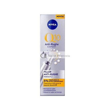 NIVEA Q10 Anti-Wrinkle Expert Serum Filler Targeted 15ml with Coenzyme Q10 for Face and Eye Area