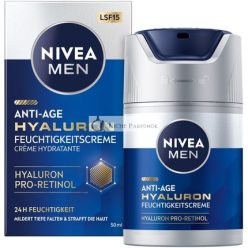   NIVEA MEN Anti-Age Hyaluron Moisturizer with Pro-Retinol and SPF 15 50ml