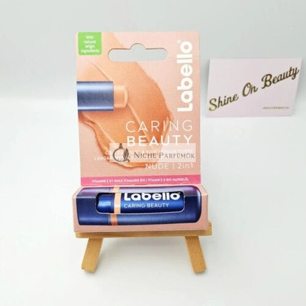 Labello Caring Beauty Nude Lip Balm - New Design