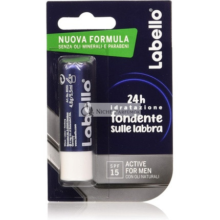 Labello Active for Men SPF 15 24H Dehydration Lip Balm